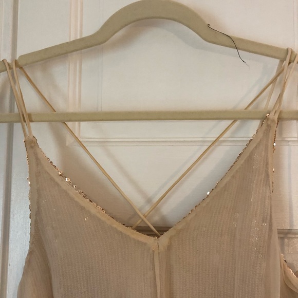 Free People Gold Sparkler Mini Slip Dress - Picture 7 of 7